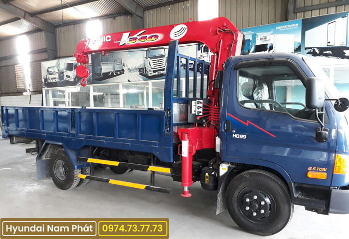 Xe Tải Hyundai HD99 Gắn Cẩu Unic 3 Tấn URV345